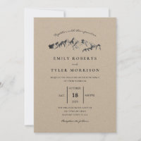 Refreshing Mountain Wedding