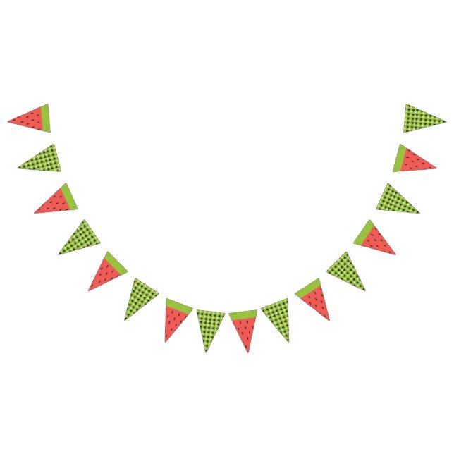 Refreshing Summer Watermelon. Bunting (All)