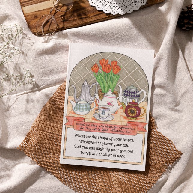 Refreshing Teapots Birthday Card (Creator Uploaded)