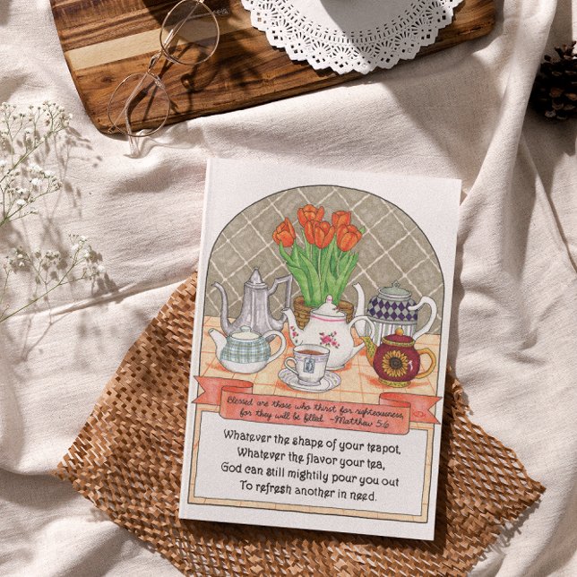 Refreshing Teapots Friendship Card (Creator Uploaded)