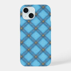Refreshing Turquoise Plaid Phone Case