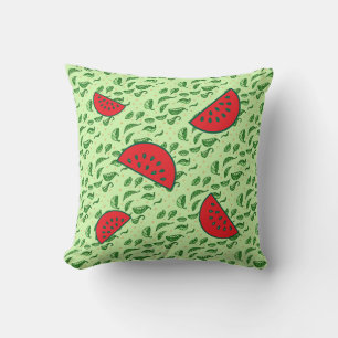 Refreshing Watermelon Leaf Cushion