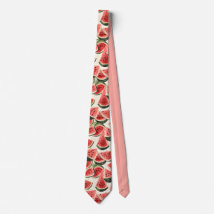 Refreshing Watermelon Pattern Tie