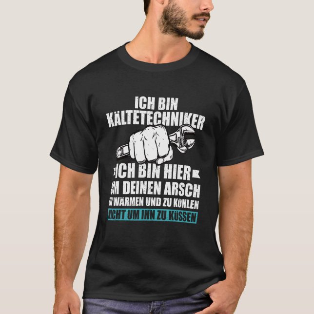 Refrigeration Technicians Air Conditioning Enginee T-Shirt (Front)