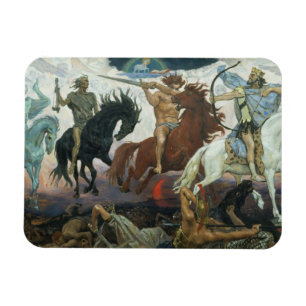 Refrigerator Four Horsemen of Apocalypse Vasnetsov Magnet