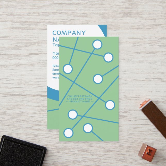 refrigerator green frequent buyer card (Front/Back In Situ)