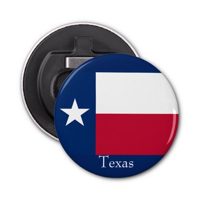 Refrigerator Magnet Texas Bottle Opener (Front)