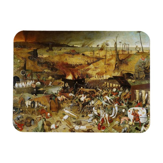 Refrigerator Magnet The Triumph of Death Brueghel (Horizontal)