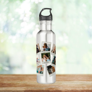 Refrigerator Snapshots Photo Collage 710 Ml Water Bottle
