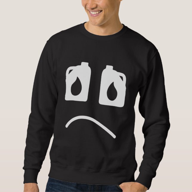 Refuel Petrol Price Motorist Gas Fuel Cars Vehicle Sweatshirt (Front)