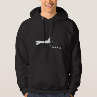 Refueling Santa's Sleigh Funny Christmas Aeroplane Hoodie