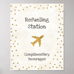 Refueling Station Bridal Shower Sign