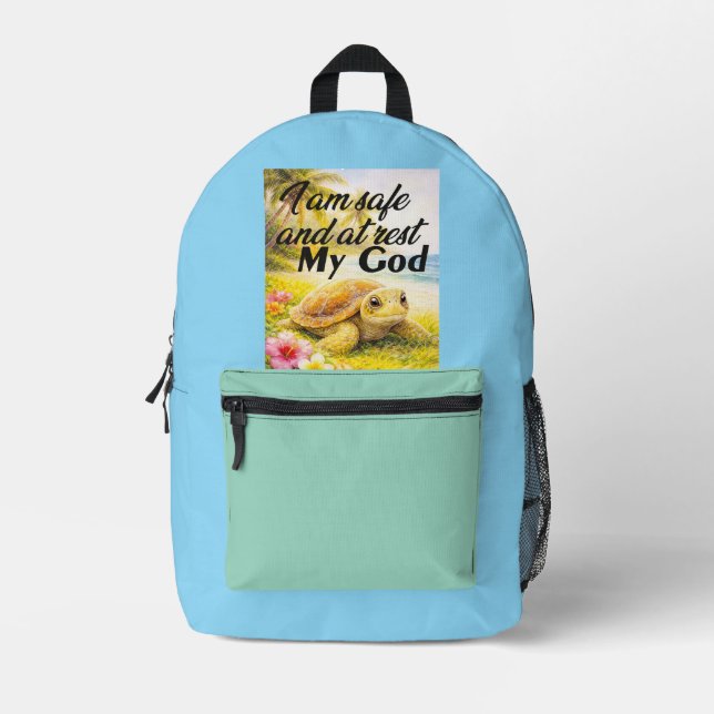 Refuge in Grace Printed Backpack (Front)