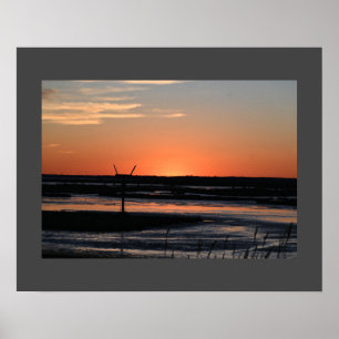 Refuge Waterscape Sunset Poster