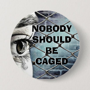 Refugee Immigrants Rights Button