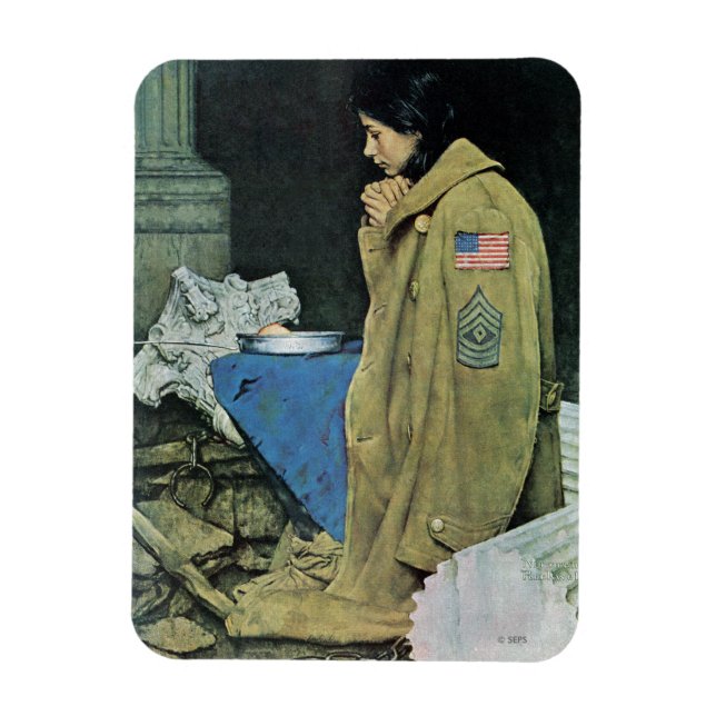 Refugee Thanksgiving Magnet (Vertical)