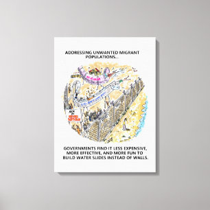 Refugee Water Slides canvas print