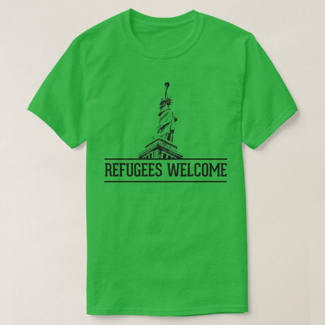 Refugees Welcome T-Shirt (Design Front)