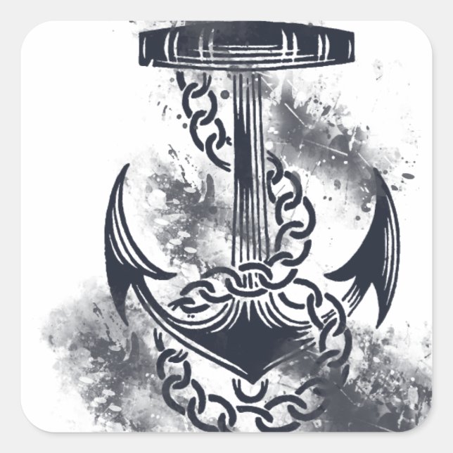 Refuse to Sink Square Sticker (Front)