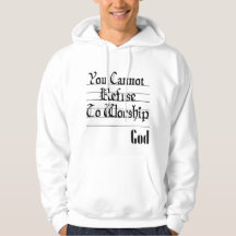 Refuse to Worship Men's Hoodie