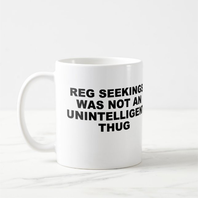 Reg Seekings Mug (Left)
