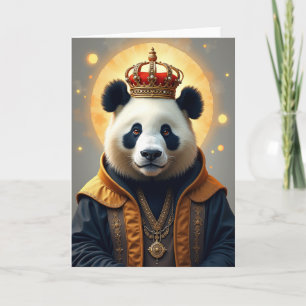 Regal Bear Birthday Card