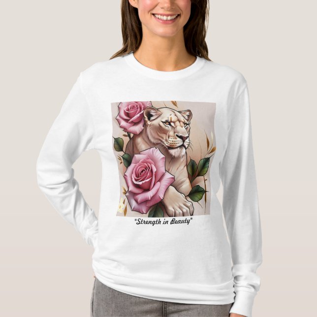 "Regal Bloom" T-Shirt (Front)