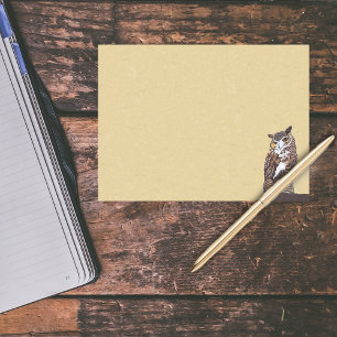 Regal Brown Owl Tree Stump Post-it Notes