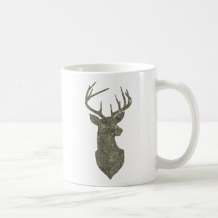Regal Camouflage Deer Silhouette Buck Trophy Coffee Mug