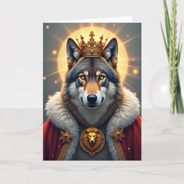 Regal Canine Birthday Card (Front)