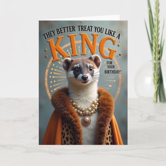 Regal Cape Birthday Card (Front)