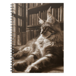 Regal Cat Library Notebook