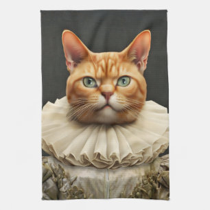 Regal Cat Tea Towel