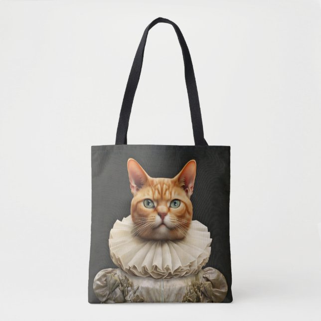 Regal Cat Tote Bag (Front)