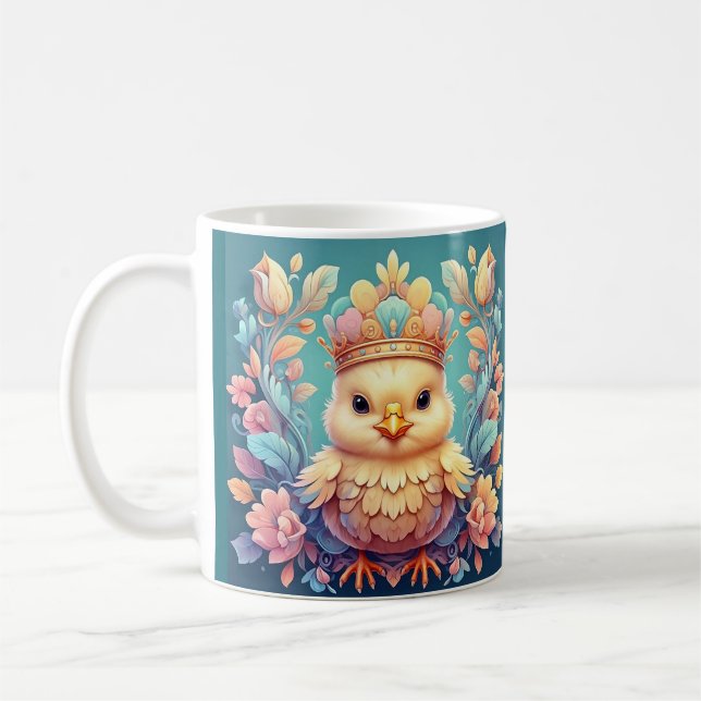 " REGAL CHICK " COFFEE MUG (Left)