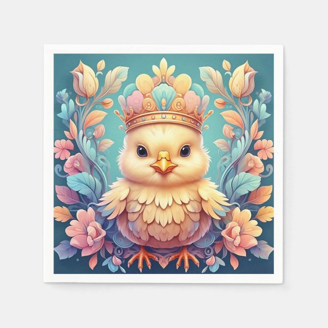 " REGAL CHICK" coffee mug. Napkin (Front)