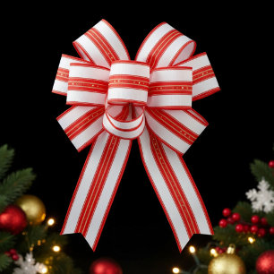 Regal Christmas Stripes Grosgrain Ribbon