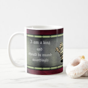 Regal Crown Design for the Controlling Individual Coffee Mug