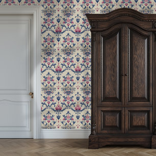 Regal Crown & Floral Elegance Princesscore Wallpaper