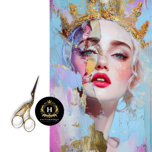 Regal Crown Furniture Makeover Decoupage  Tissue Paper