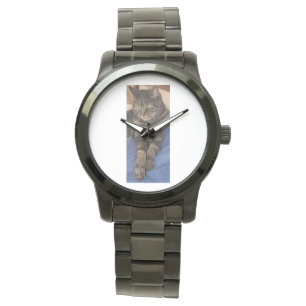 Regal Dave Unisex Oversized Black Bracelet Watch