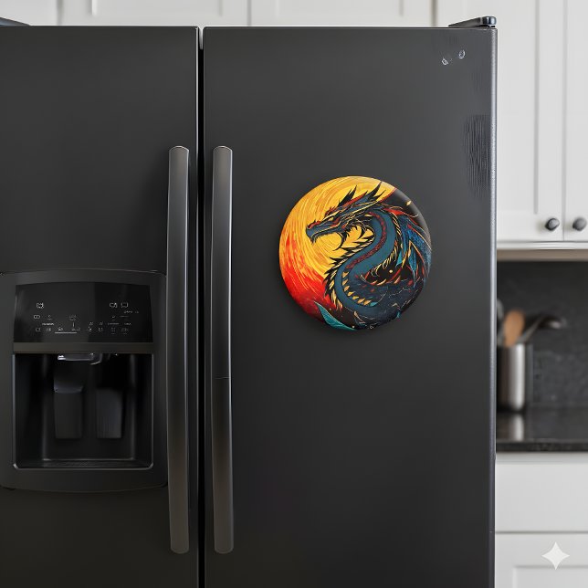 Regal Dragon Moonlight  Magnet (Creator Uploaded)