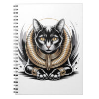 Regal Egyptian Black Cat Art