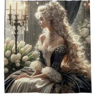 Regal Elegance Shower Curtain