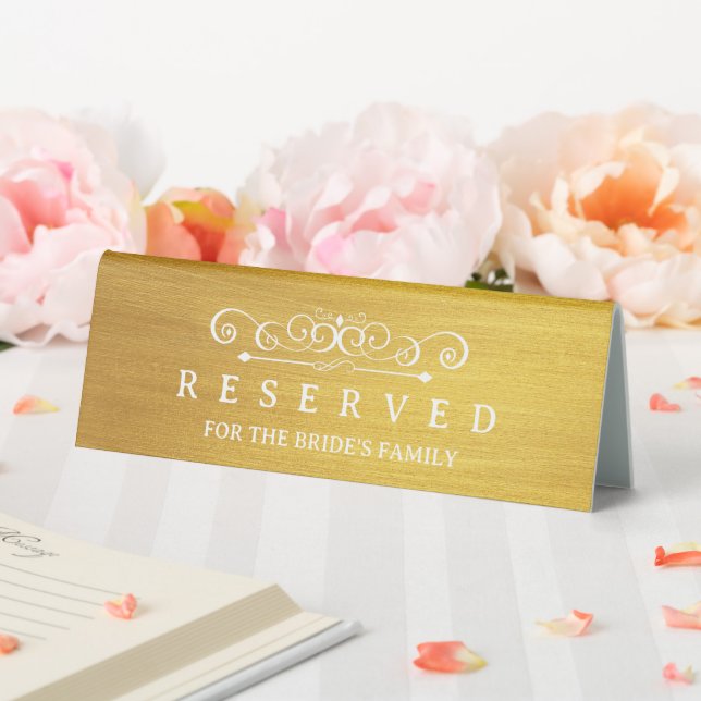 Regal Elegant Swirl Header Reserved (In SItu (Wedding))