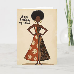 Regal Figure Birthday Card
