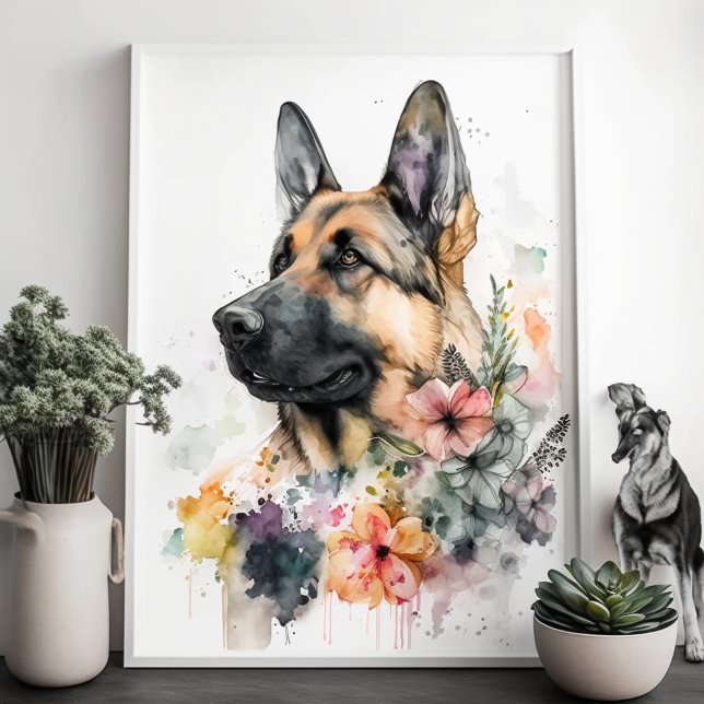 Regal German Shepard A fusion of power Poster (Creator Uploaded)