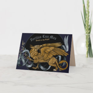 Regal Gold Gryphon Card