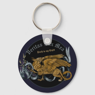 Regal Gold Gryphon Key Ring