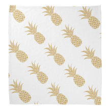Regal Gold Pineapple Bandanna